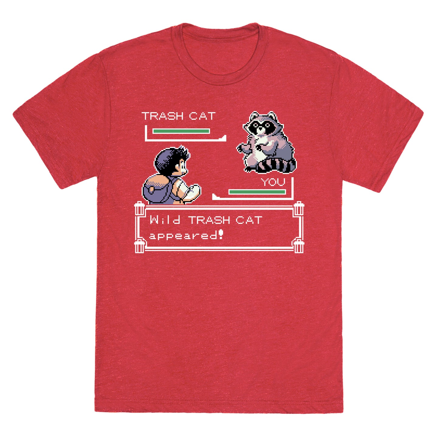 Wild Trash Cat Appears! Unisex Triblend Tee