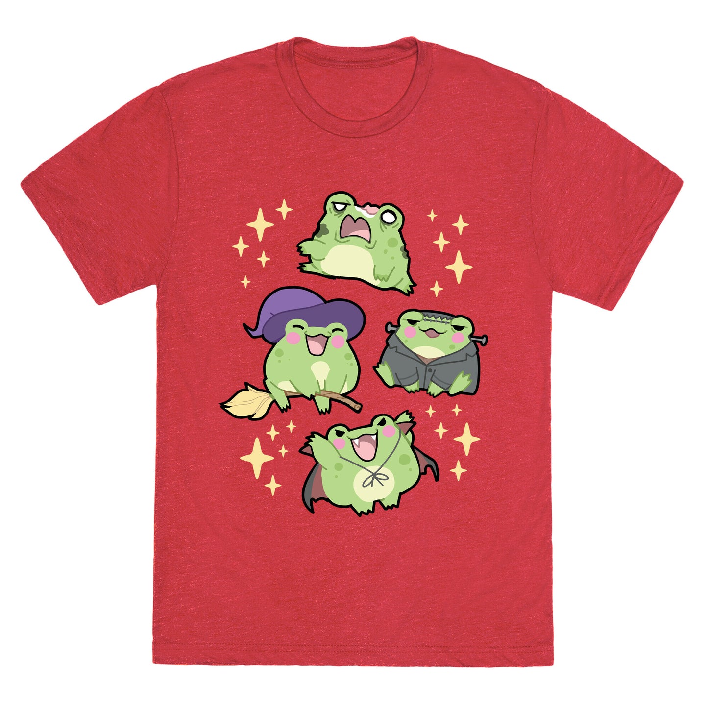 Halloween Frogs Unisex Triblend Tee