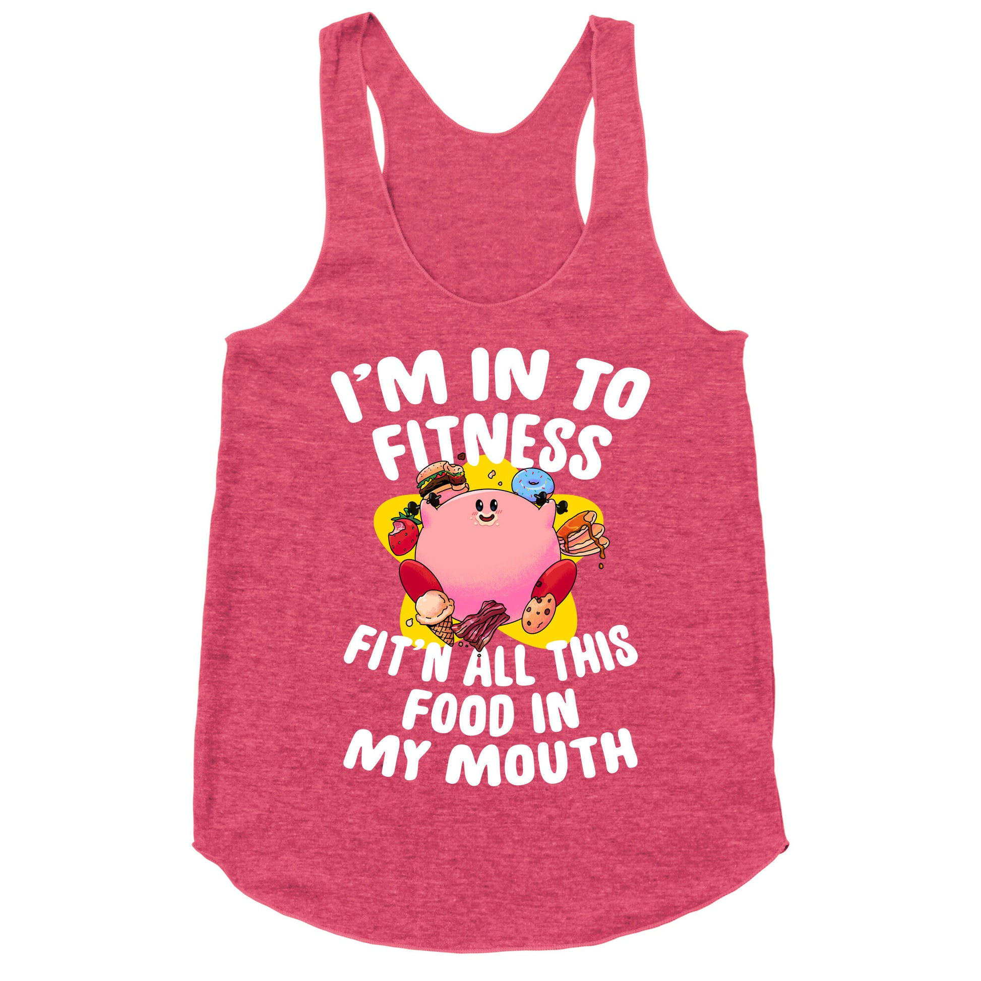 I'm into Fitness (Kirby) Racerback Tank