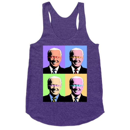 Dark Brandon Pop Art Racerback Tank