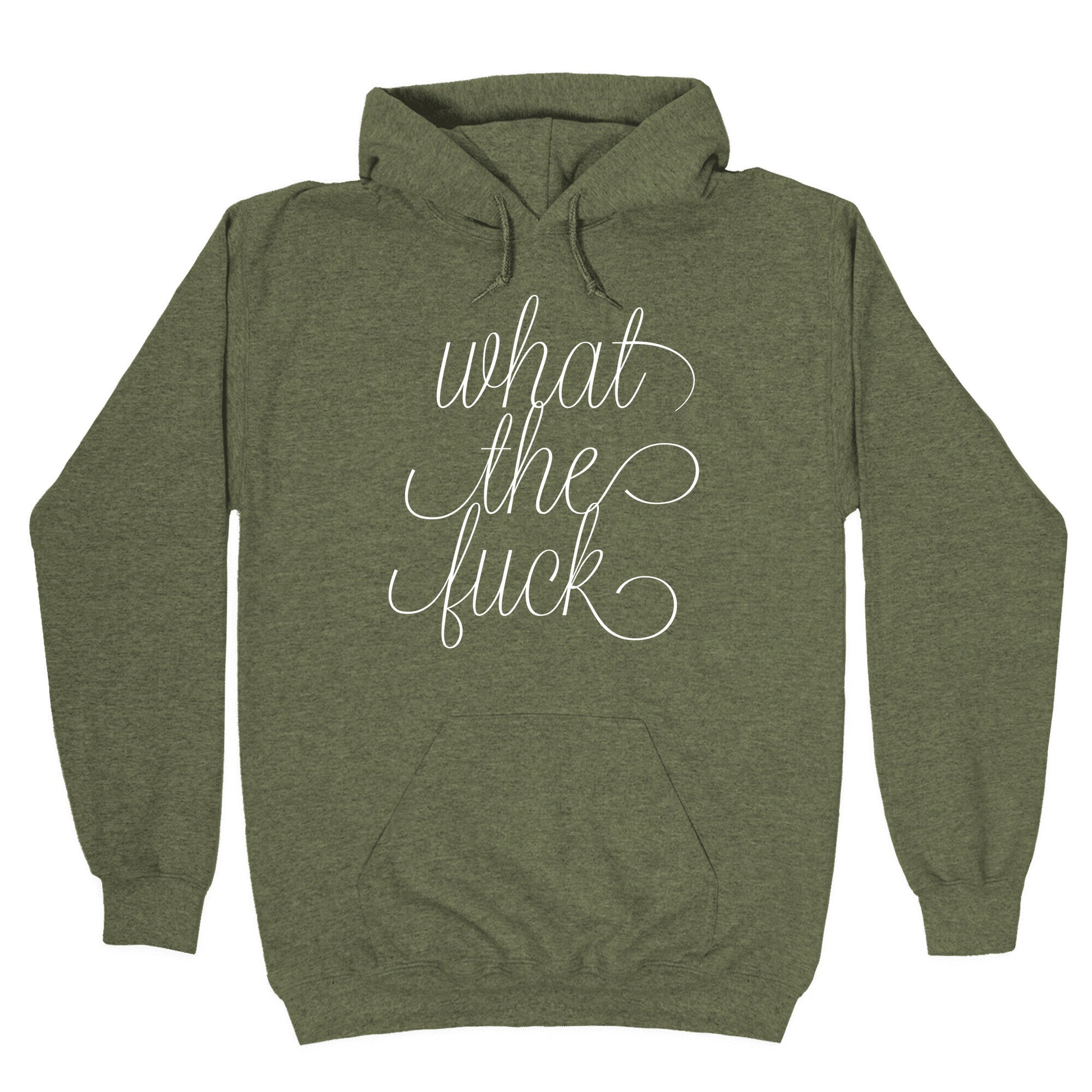 WTF Live Laugh Love Script Parody Hoodie