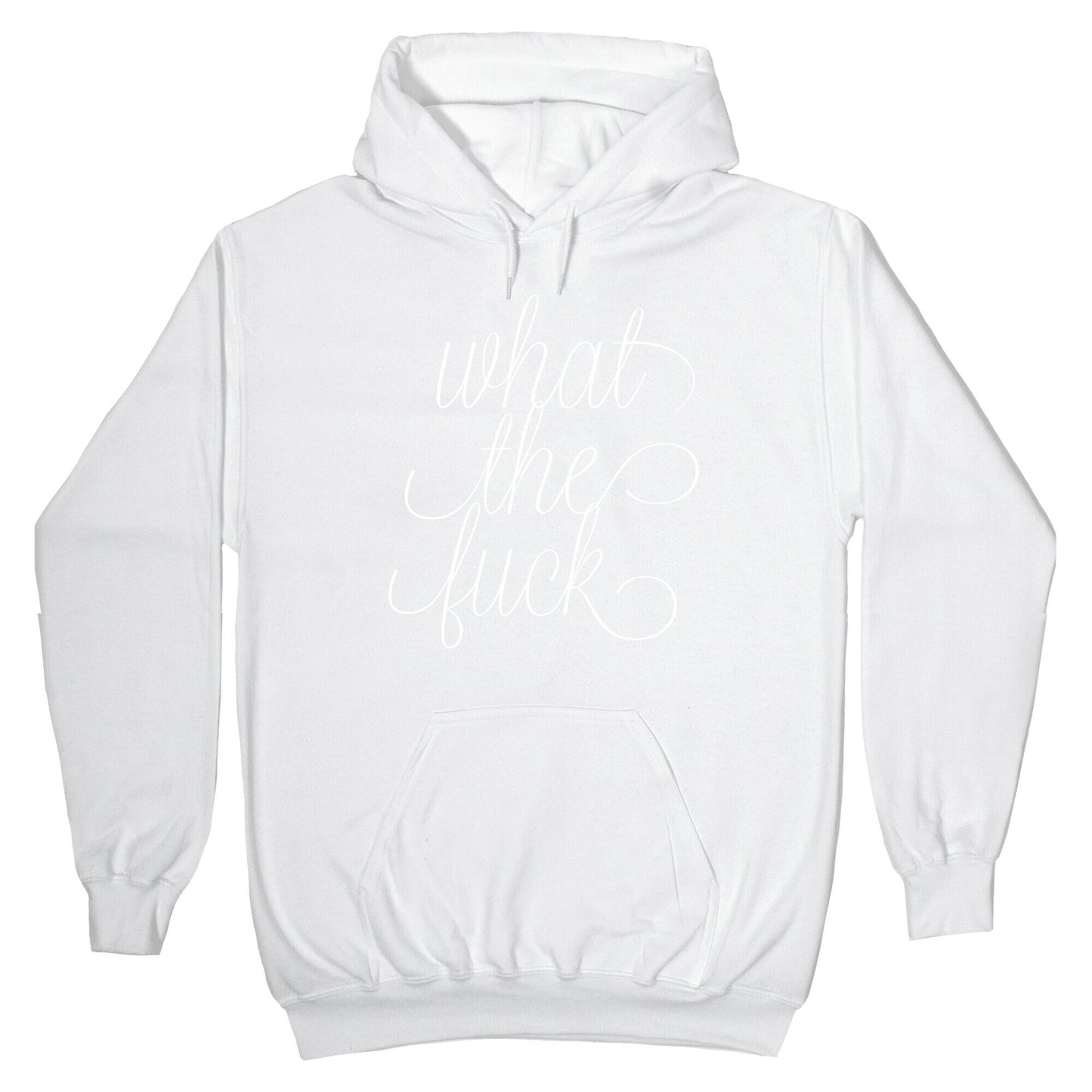 WTF Live Laugh Love Script Parody Hoodie