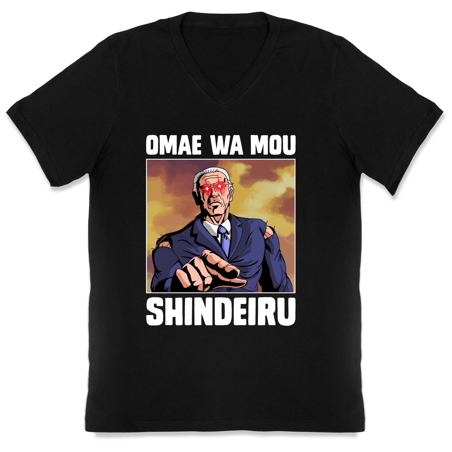 Dark Brandon Omae Wa Mou Shindeiru V-Neck