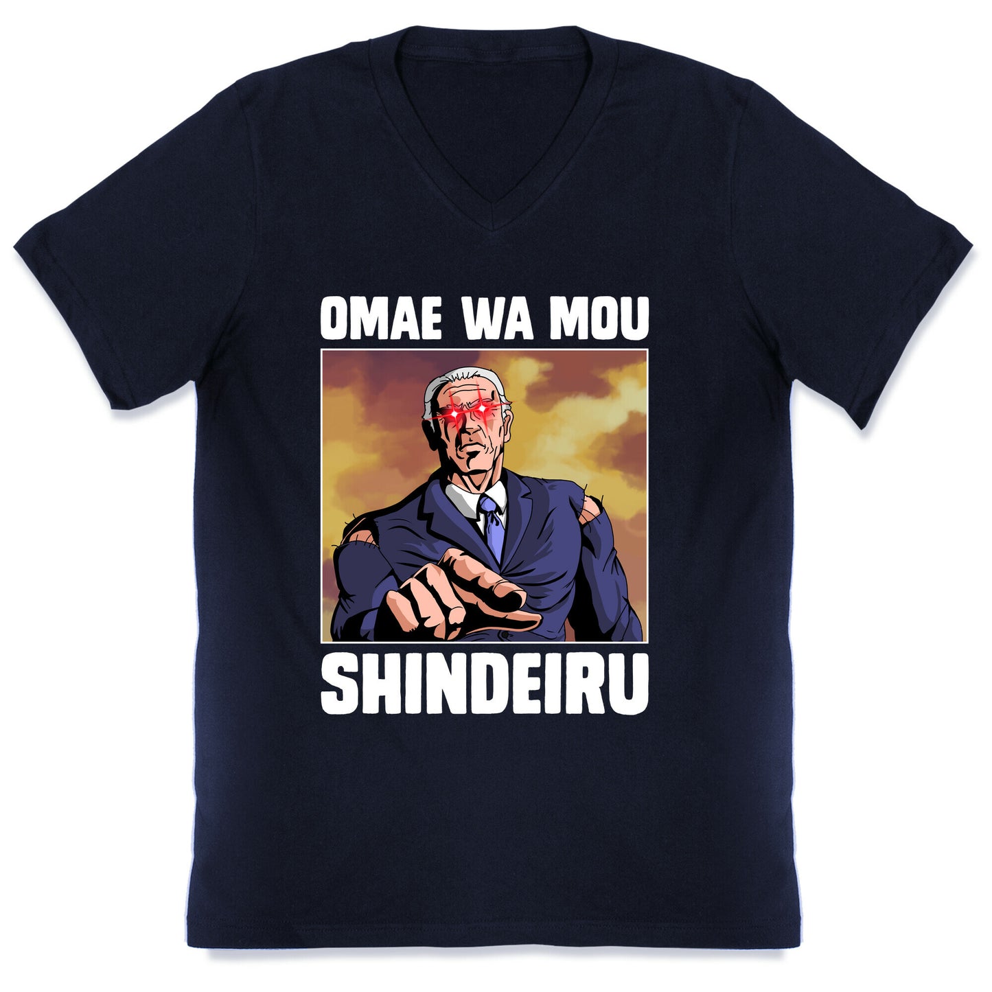 Dark Brandon Omae Wa Mou Shindeiru V-Neck