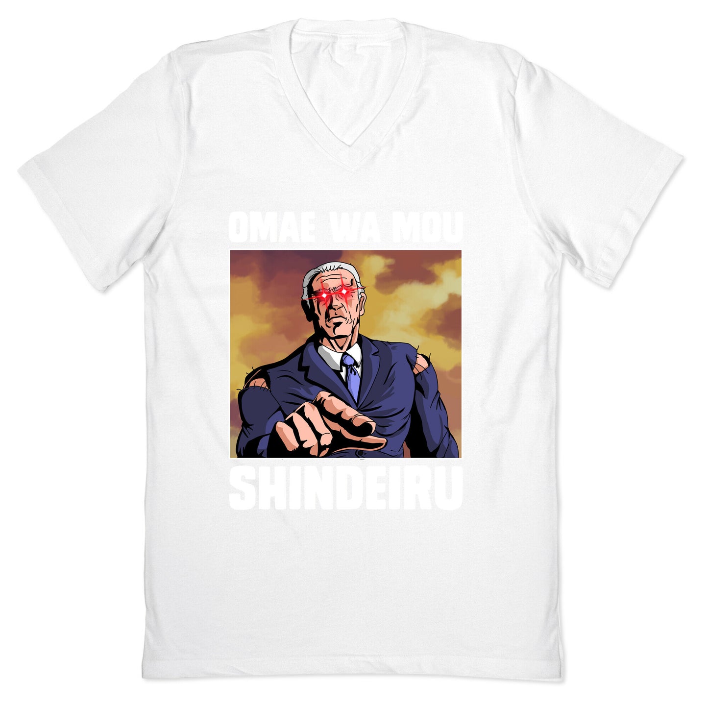 Dark Brandon Omae Wa Mou Shindeiru V-Neck
