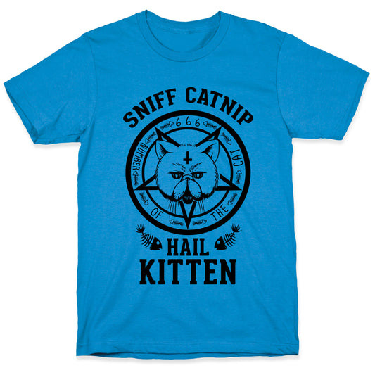 Sniff Catnip. Hail Kitten. T-Shirt