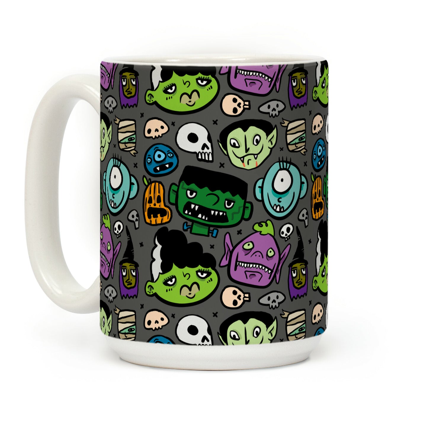 Halloween Faces Coffee Mug