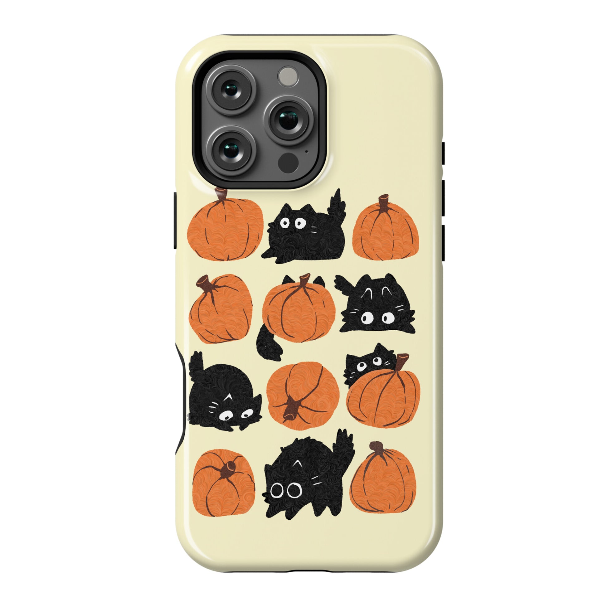 Pumpkin Cats Phone Case