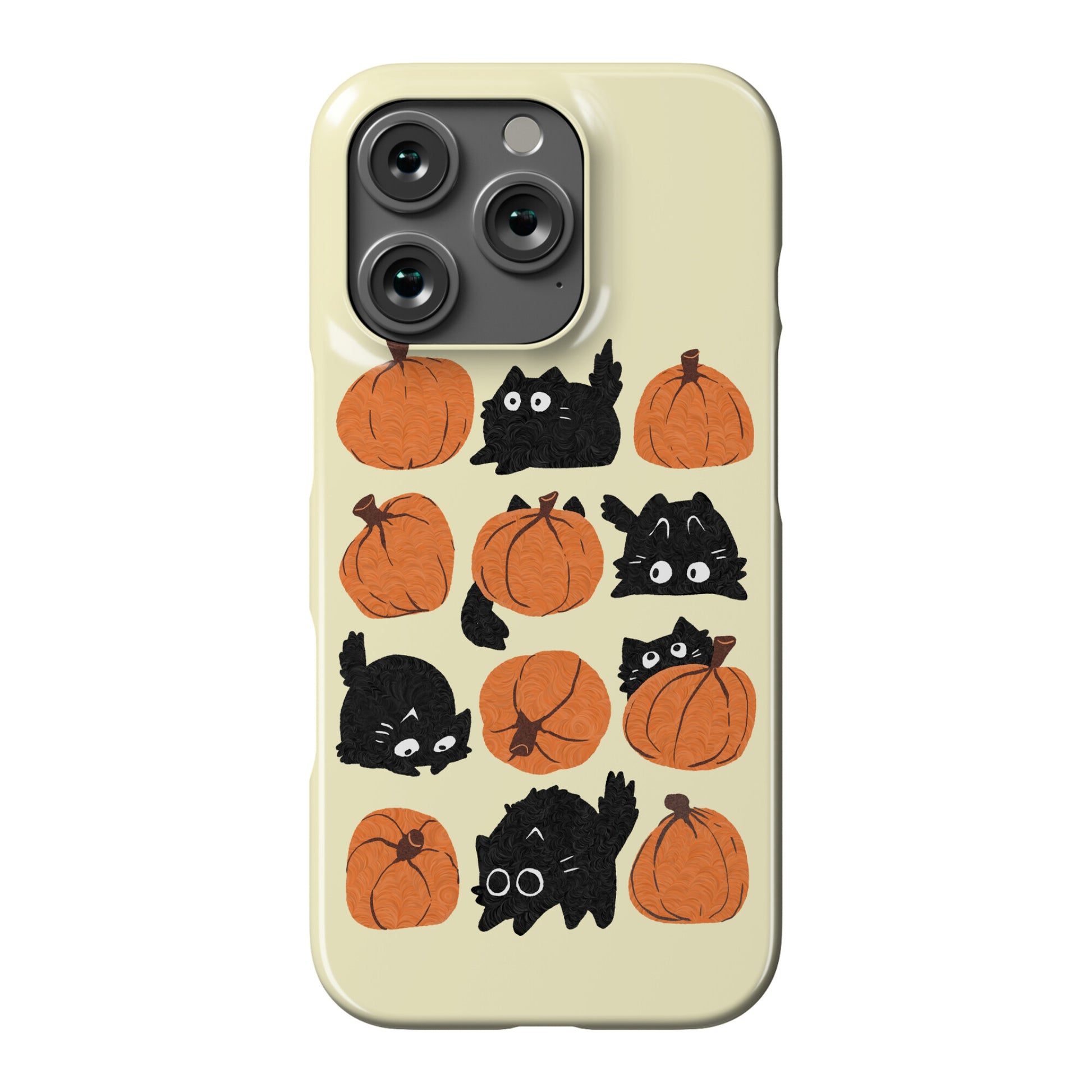 Pumpkin Cats Phone Case