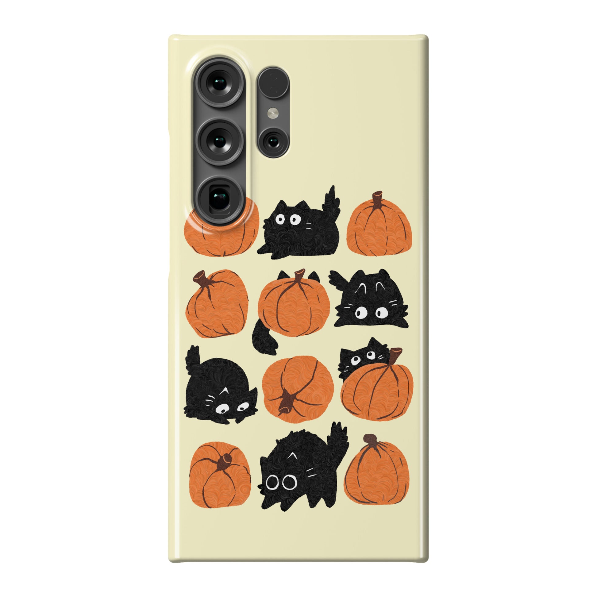 Pumpkin Cats Phone Case