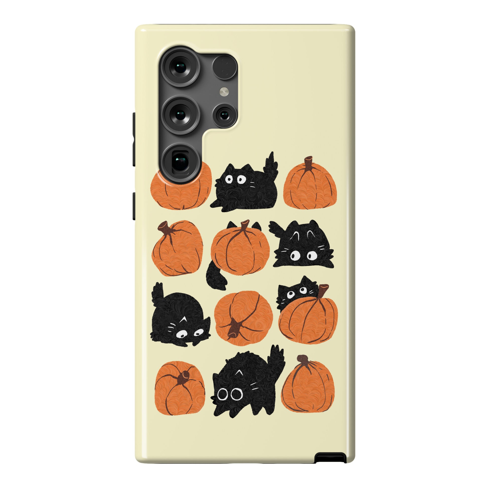 Pumpkin Cats Phone Case