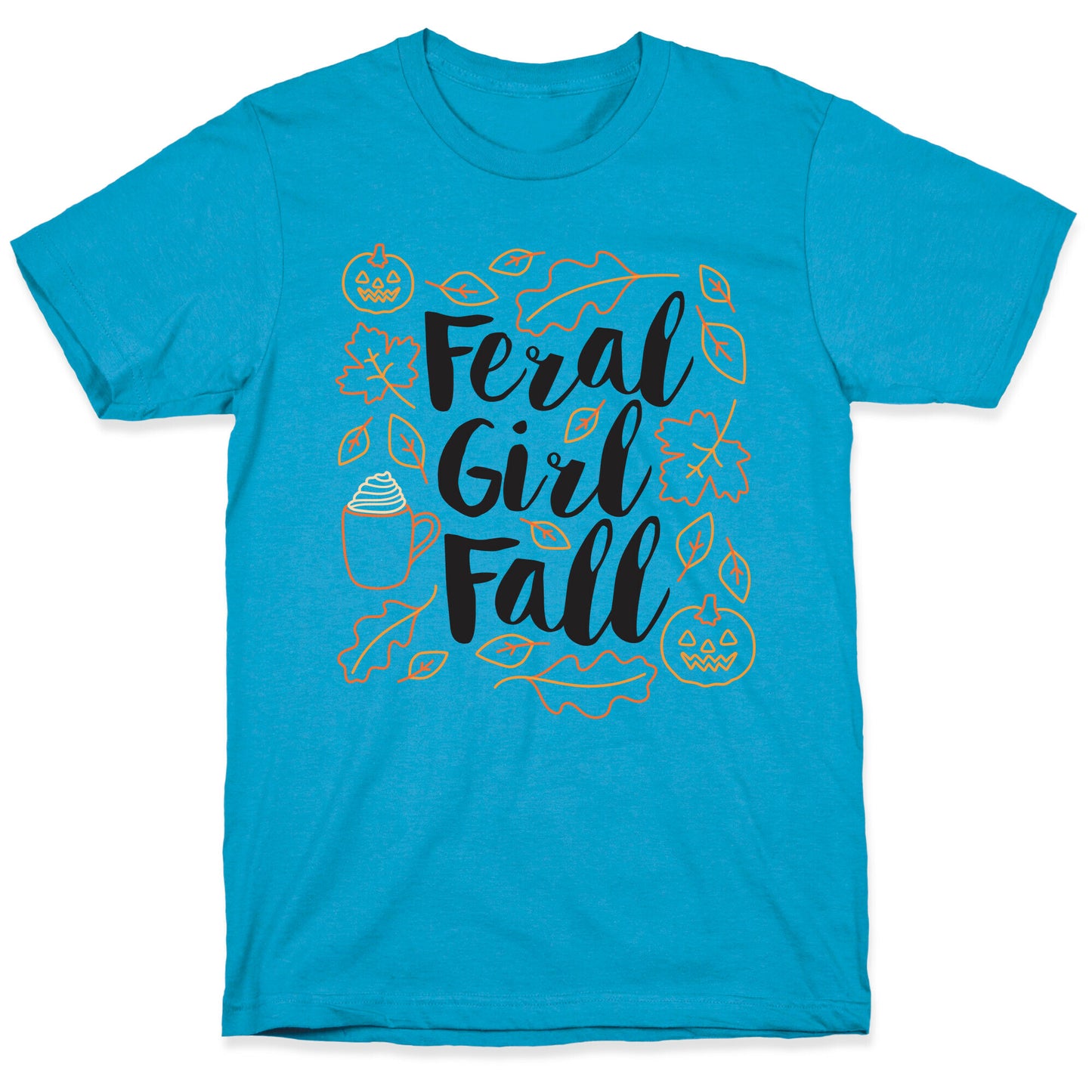 Basic Feral Girl Fall Unisex Triblend Tee