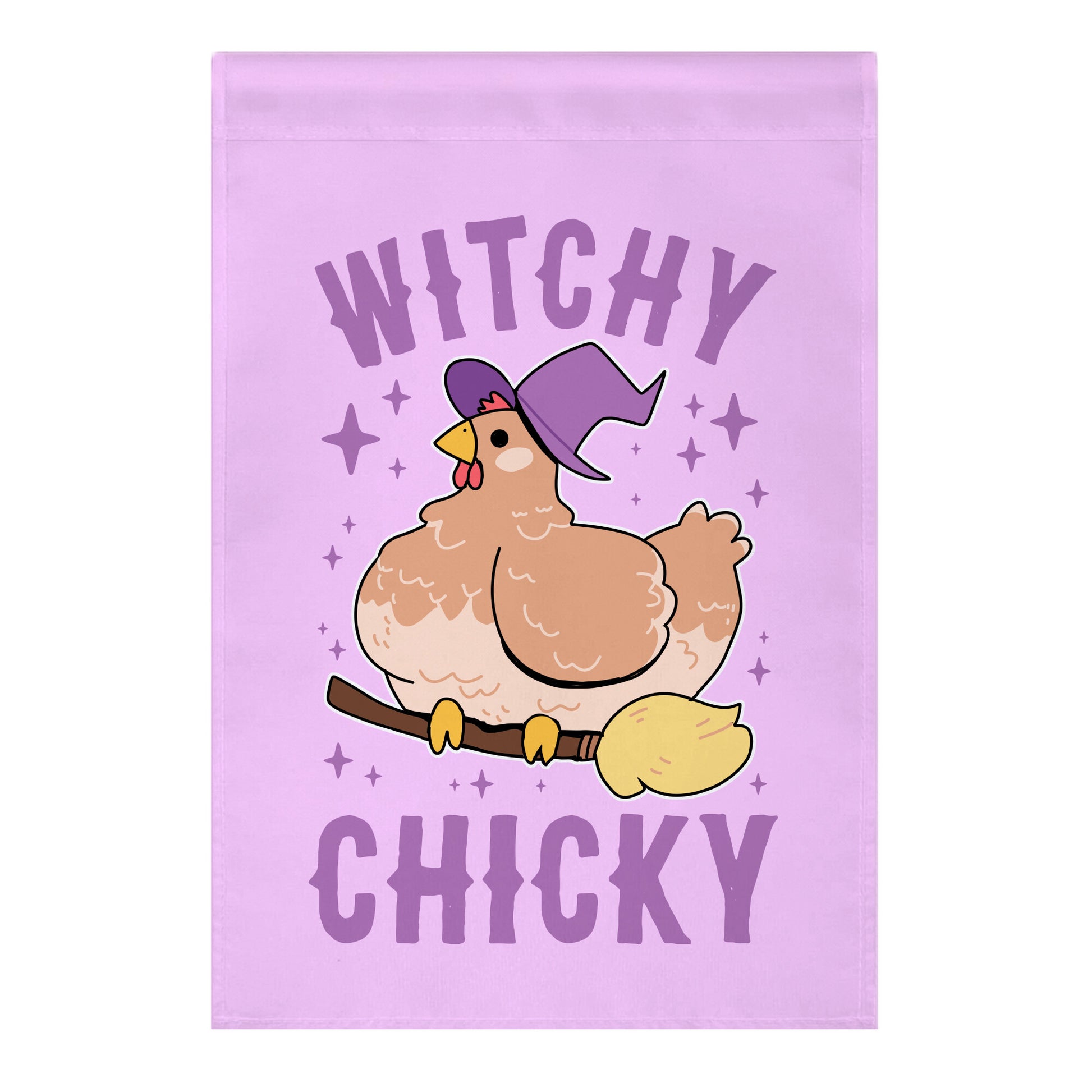 Witchy Chicky Garden Flag