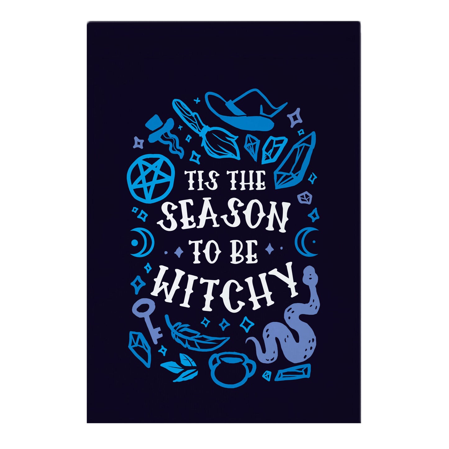 Tis The Season To Be Witchy Garden Flag