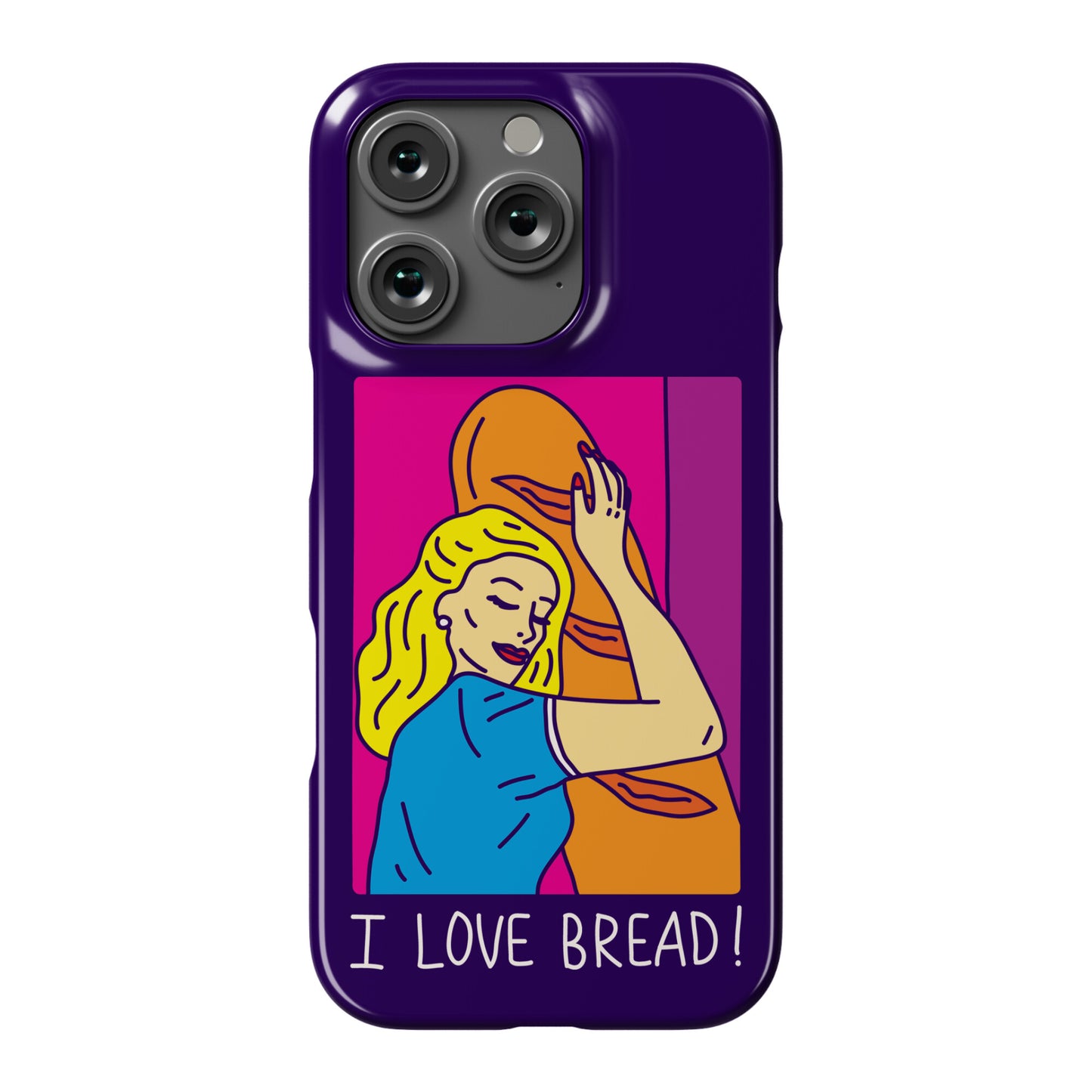 I Love Bread Phone Case