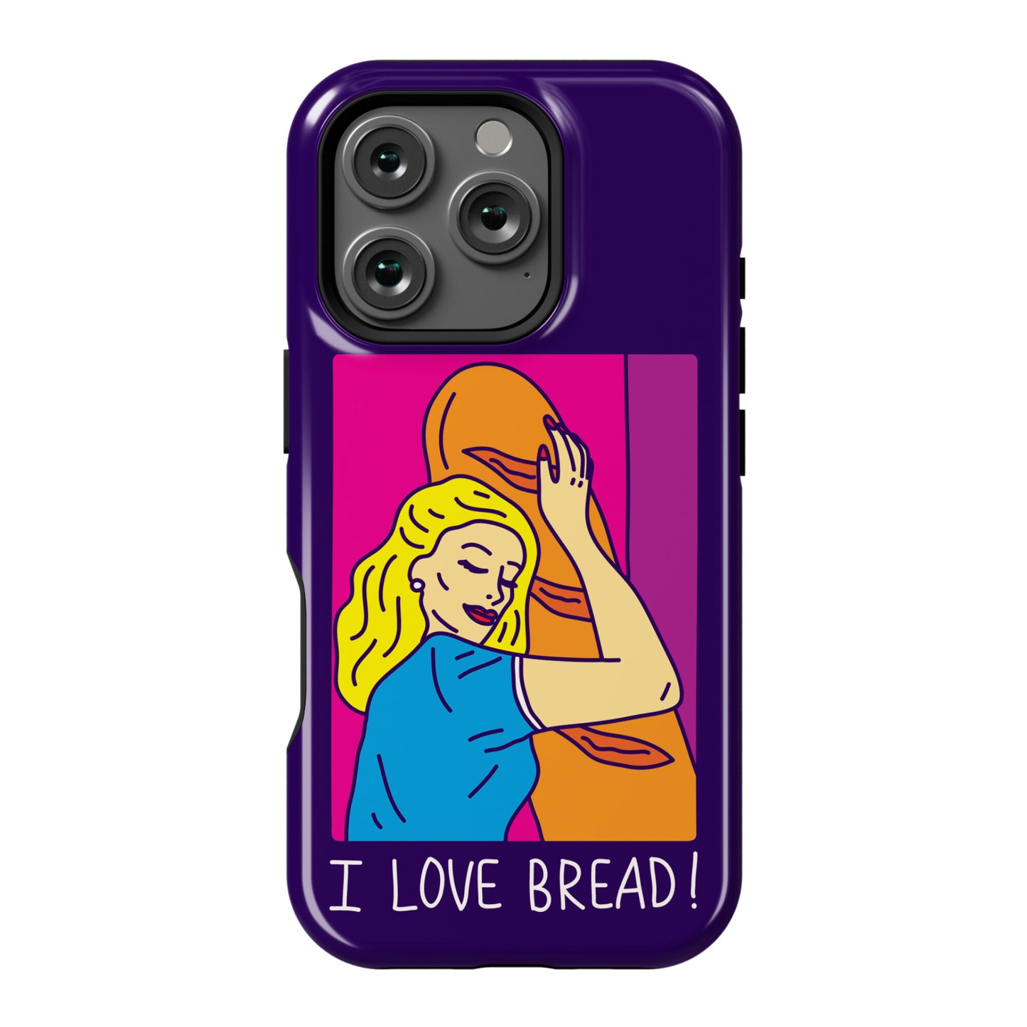 I Love Bread Phone Case