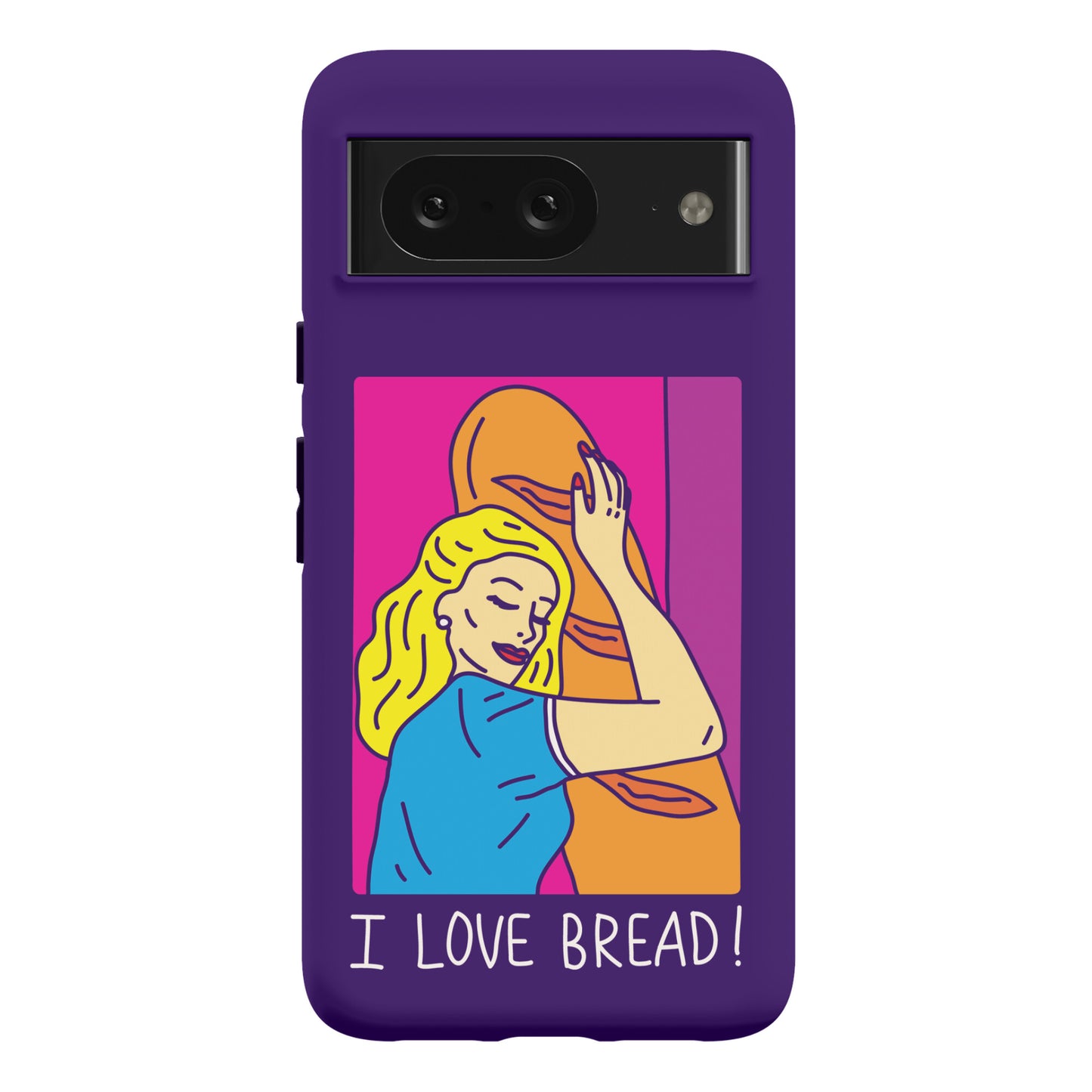 I Love Bread Phone Case