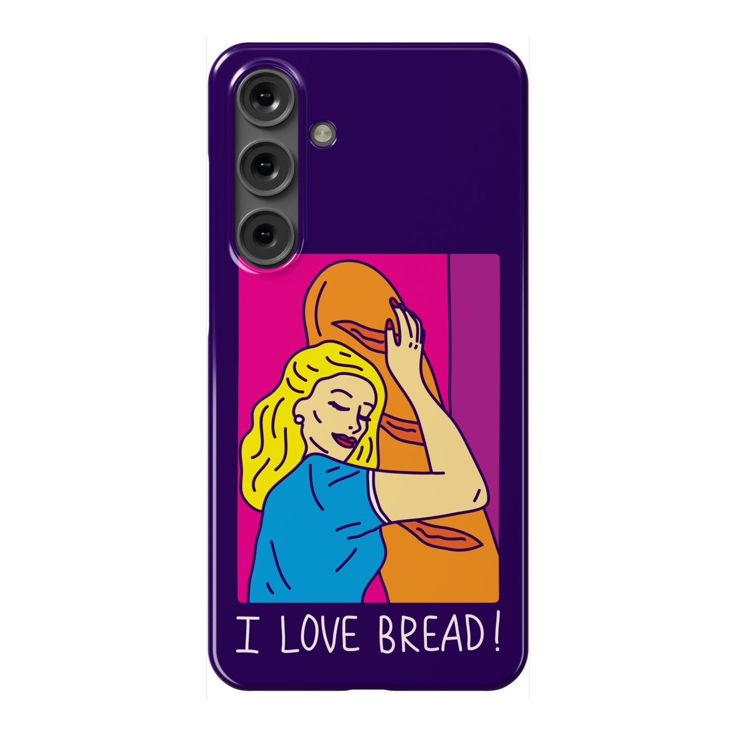 I Love Bread Phone Case
