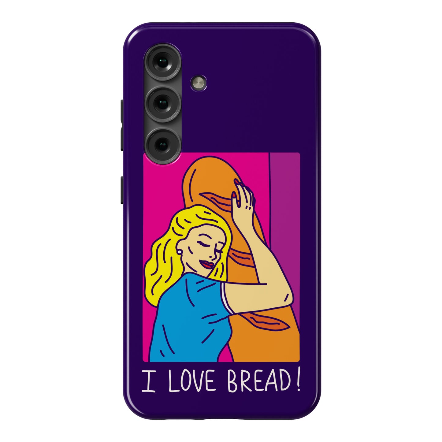 I Love Bread Phone Case