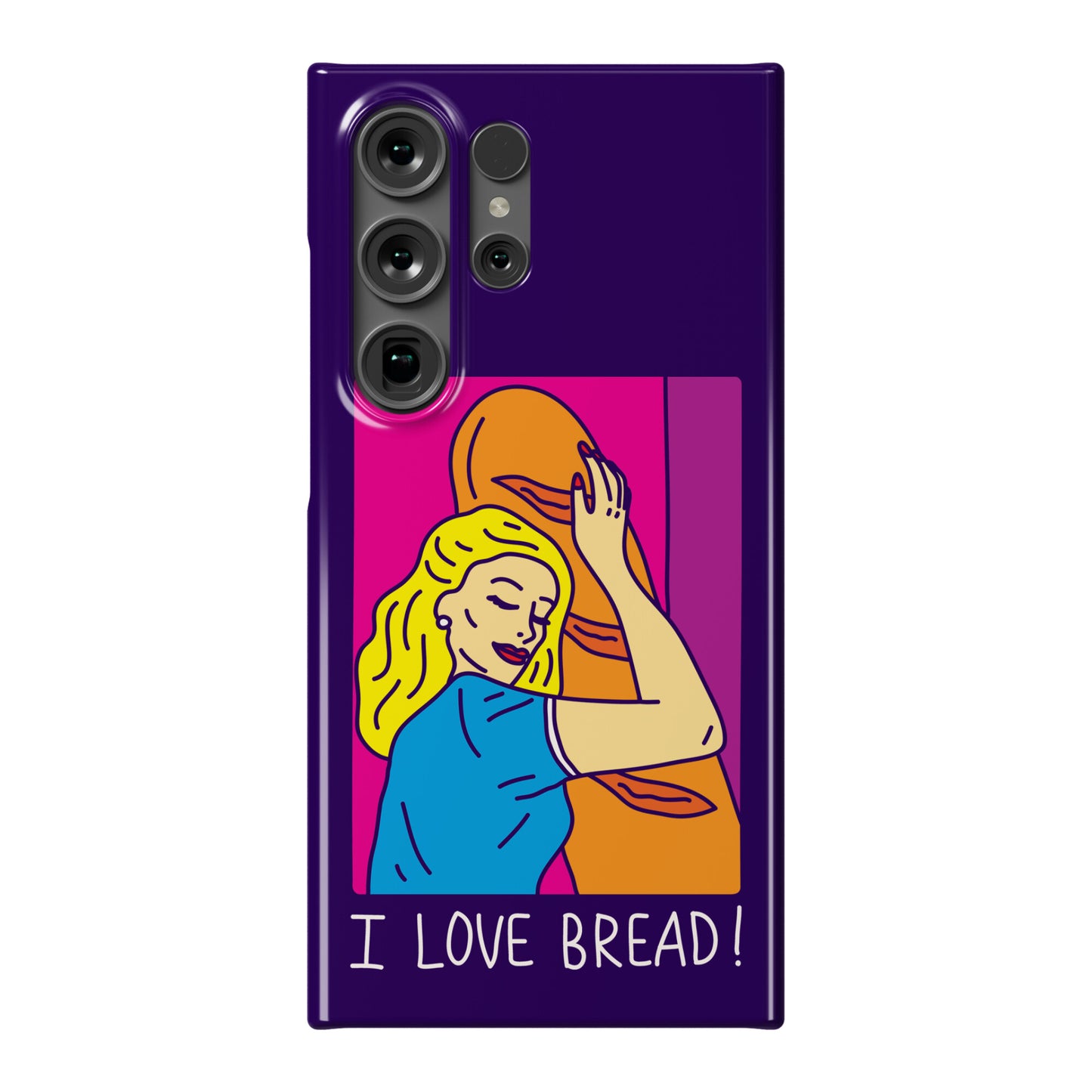 I Love Bread Phone Case