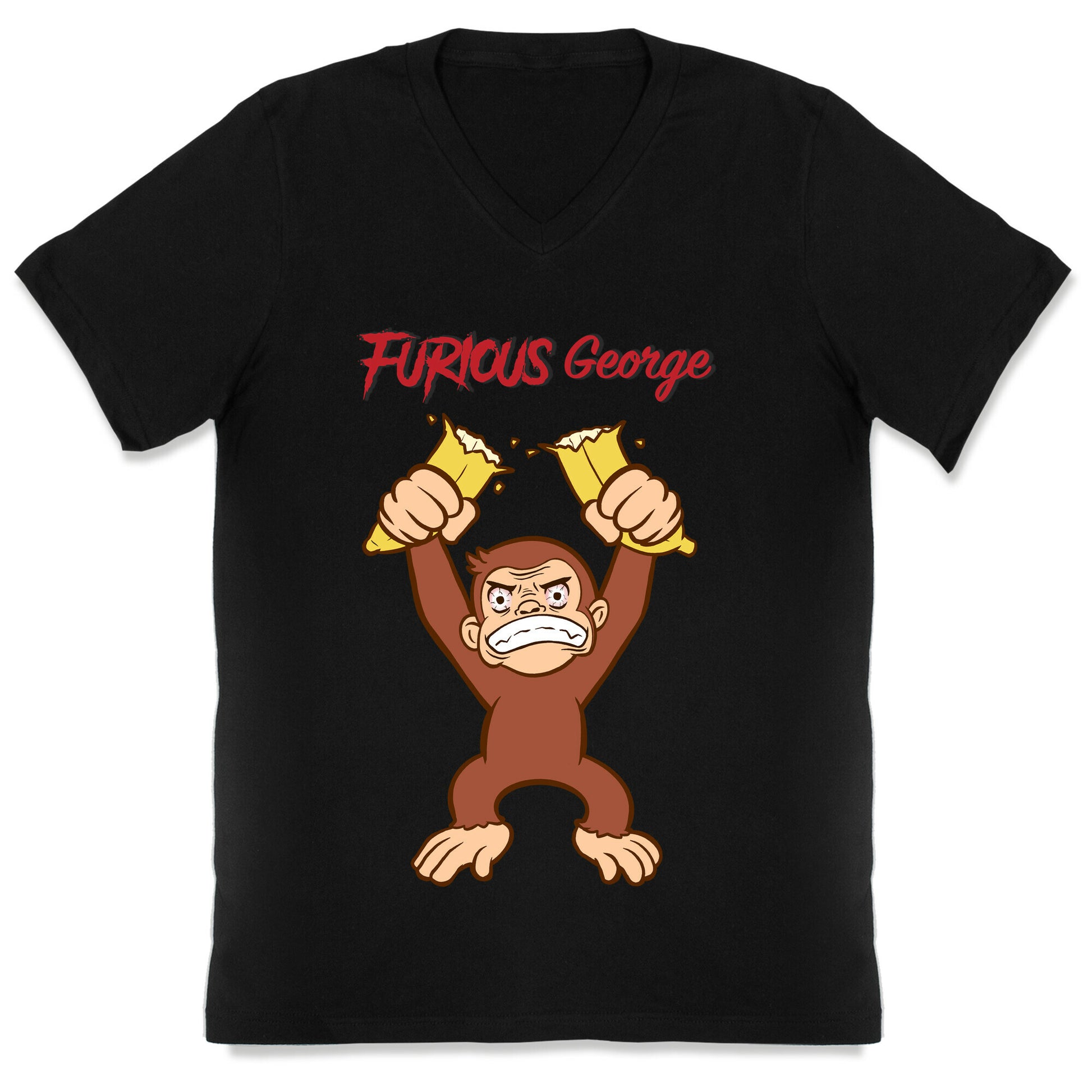 Furious George V-Neck