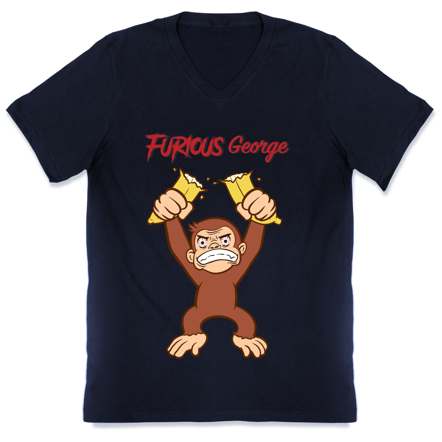Furious George V-Neck