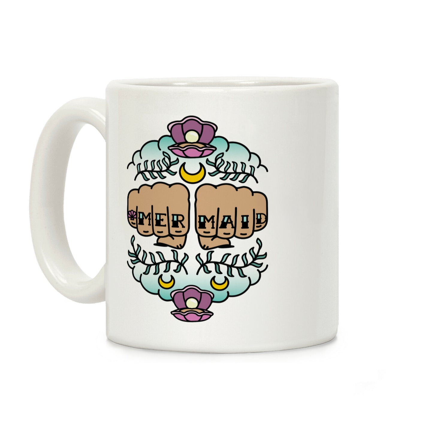 Mermaid Knuckles Coffee Mug