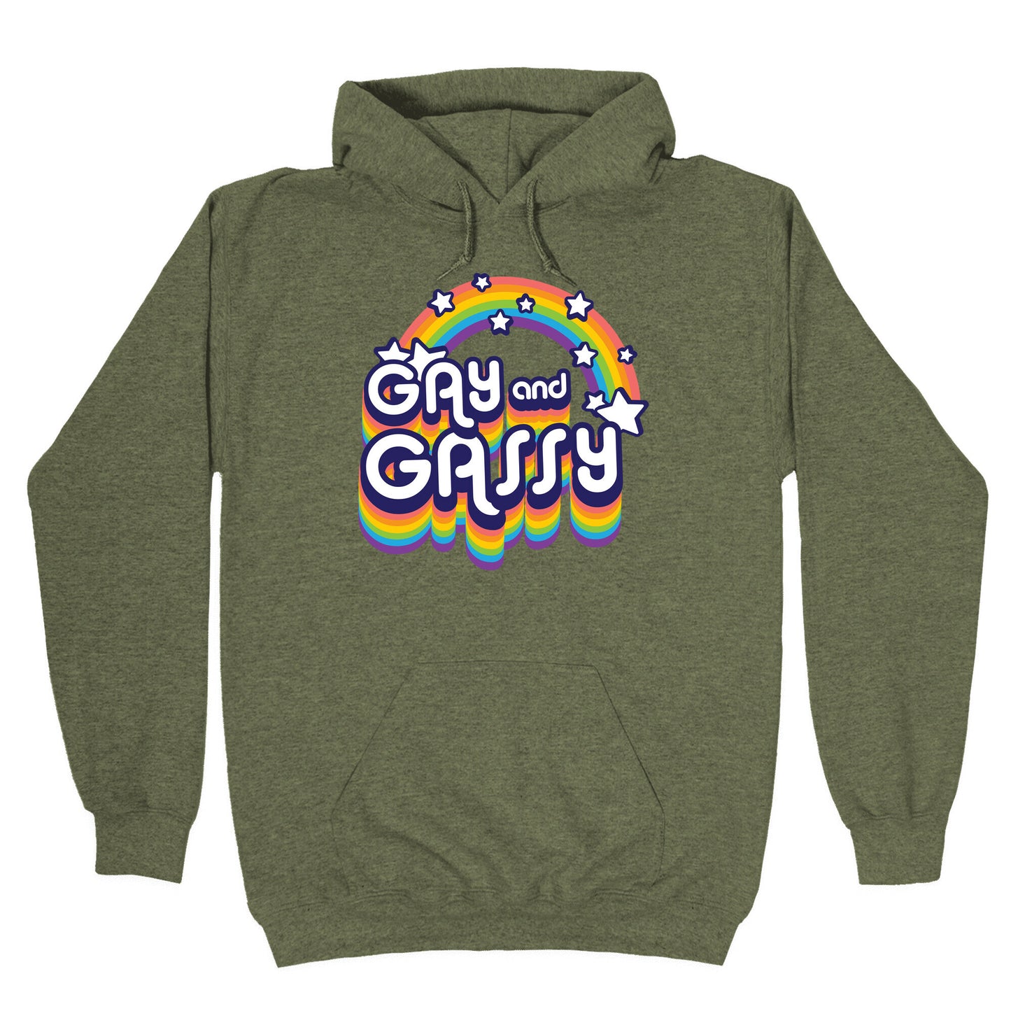 Gay and Gassy Rainbow Hoodie