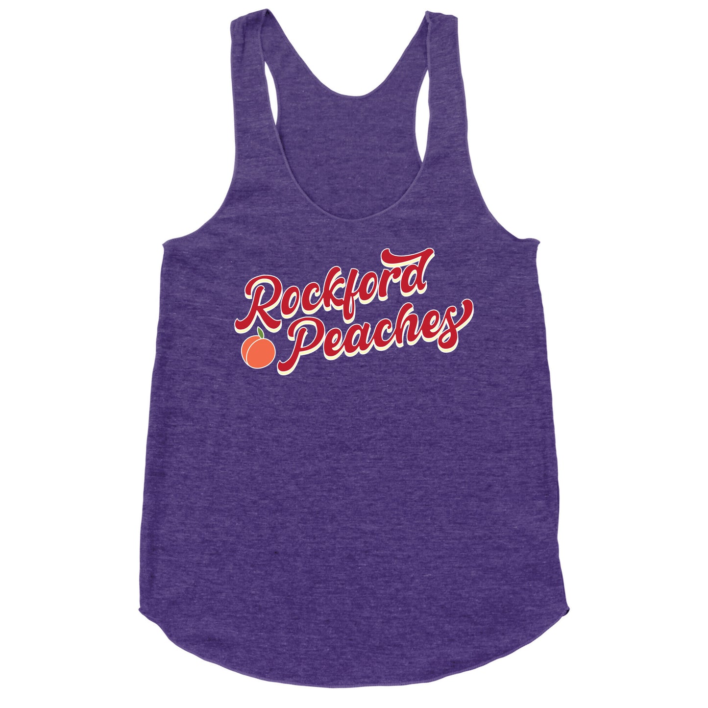 Rockford Peaches Script Racerback Tank