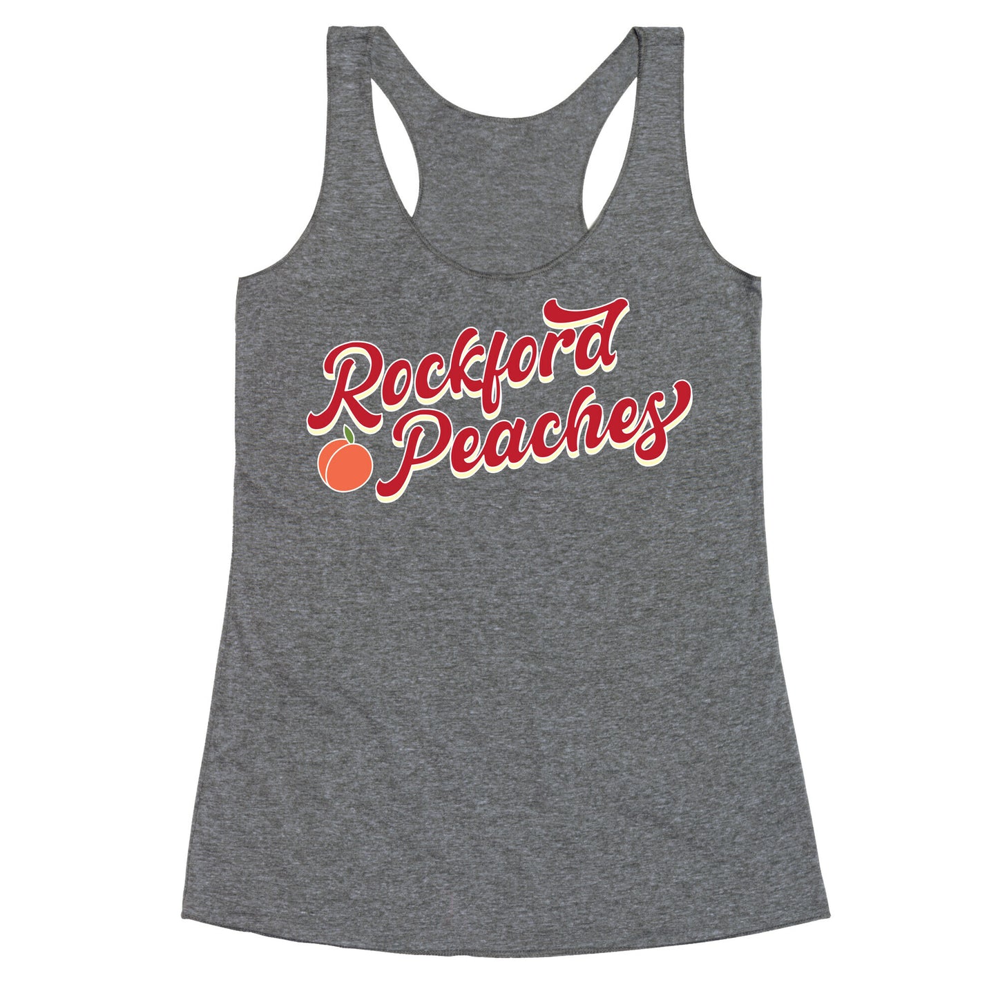 Rockford Peaches Script Racerback Tank