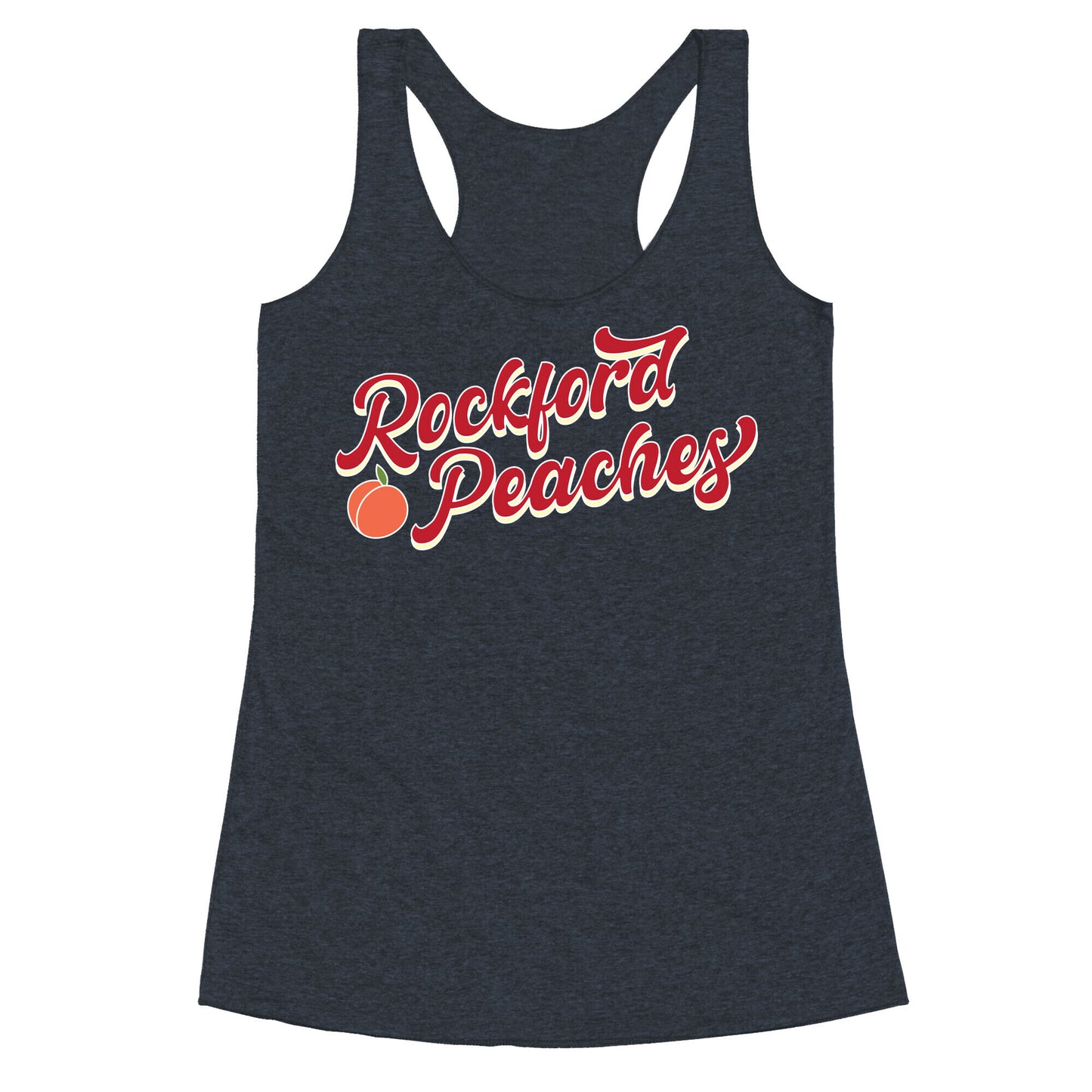 Rockford Peaches Script Racerback Tank