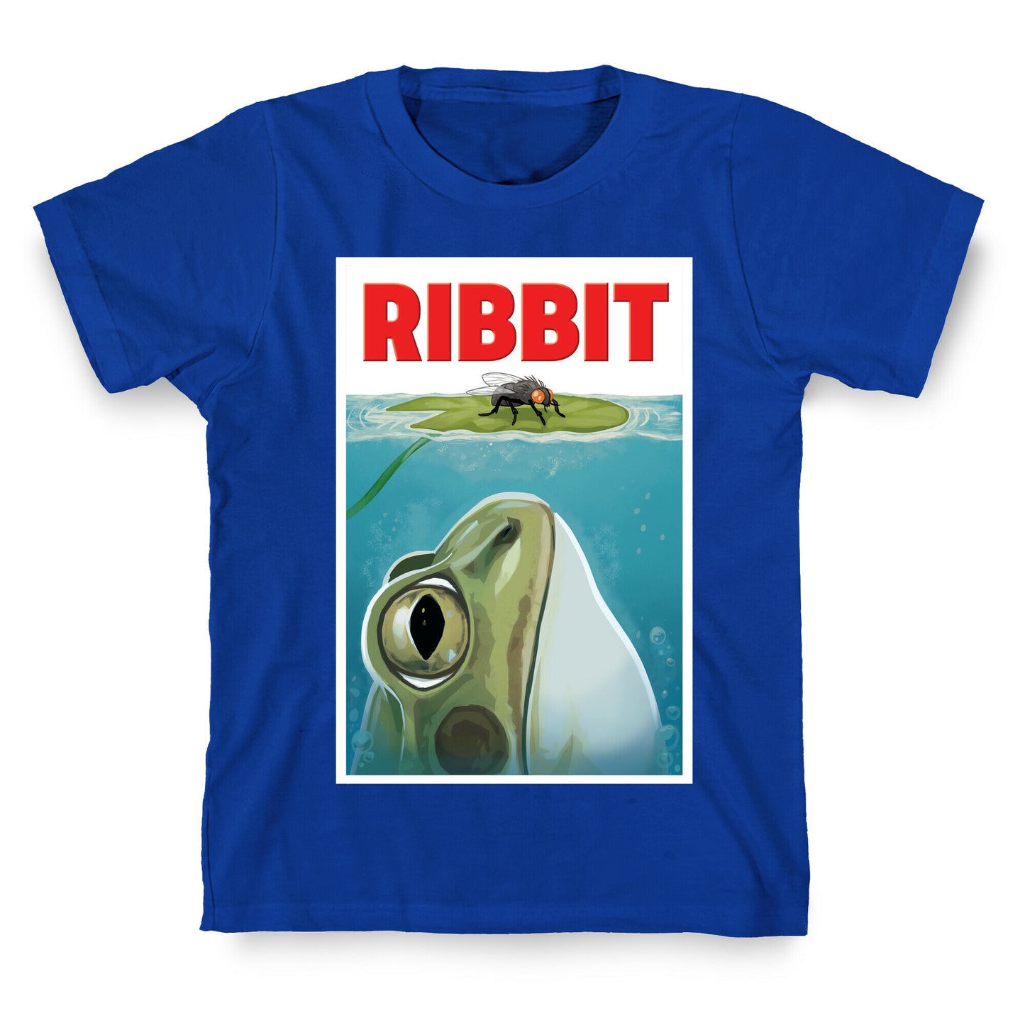 Ribbit Jaws Parody T-Shirt