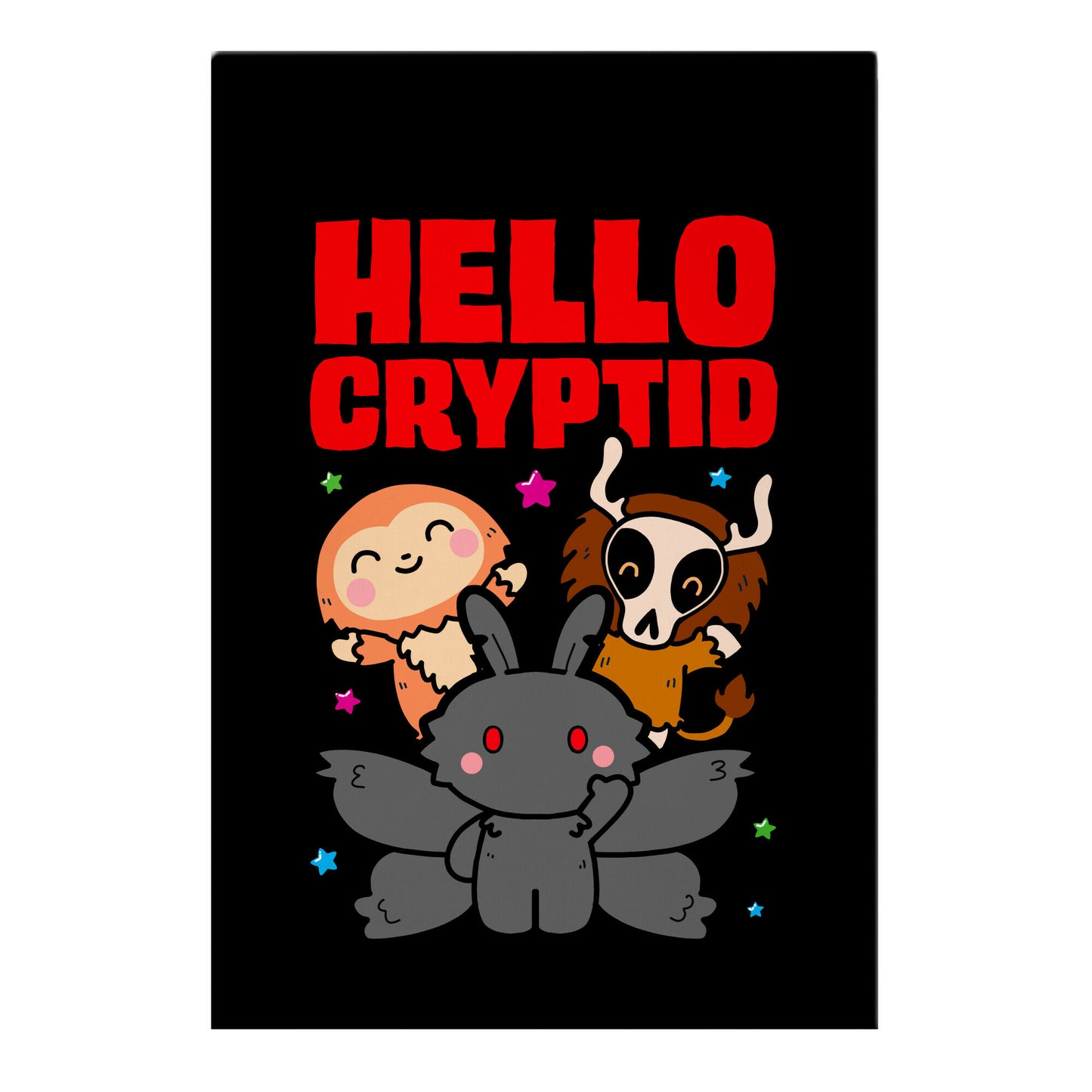 Hello Cryptid Garden Flag