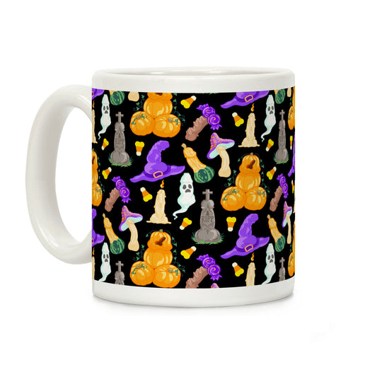 Halloween Peens Pattern Coffee Mug