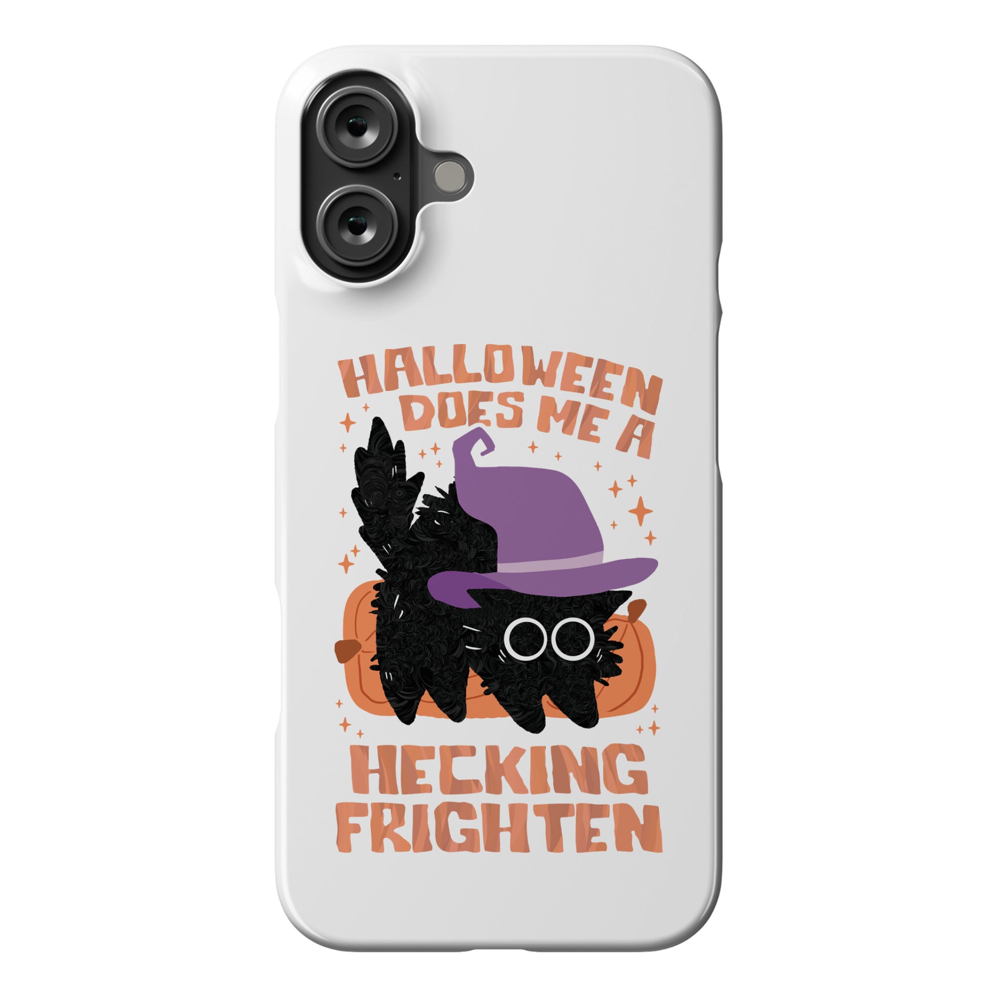 Halloween Does Me A Hecking Frighten Phone Case
