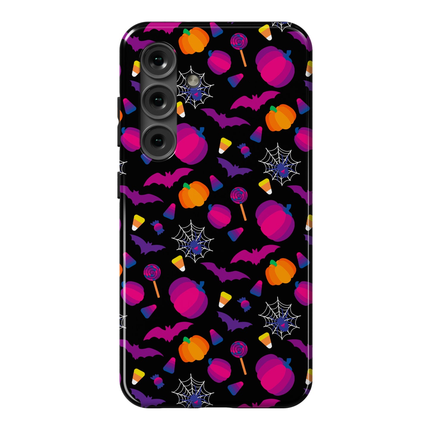 Bisexual Pride Halloween Pattern Phone Case