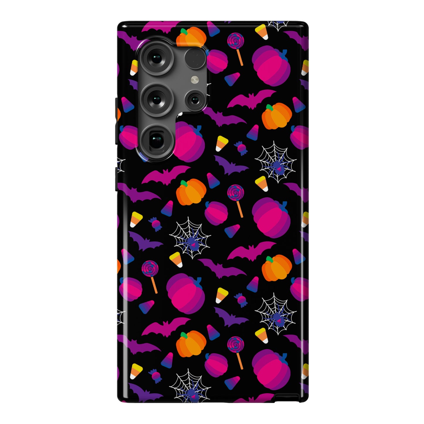 Bisexual Pride Halloween Pattern Phone Case