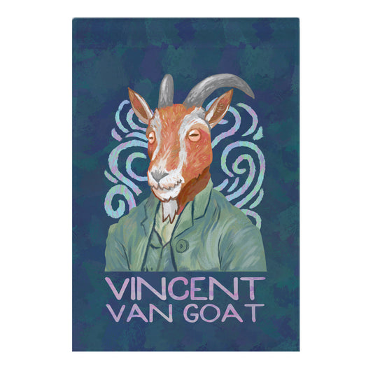 Vincent Van Goat Garden Flag