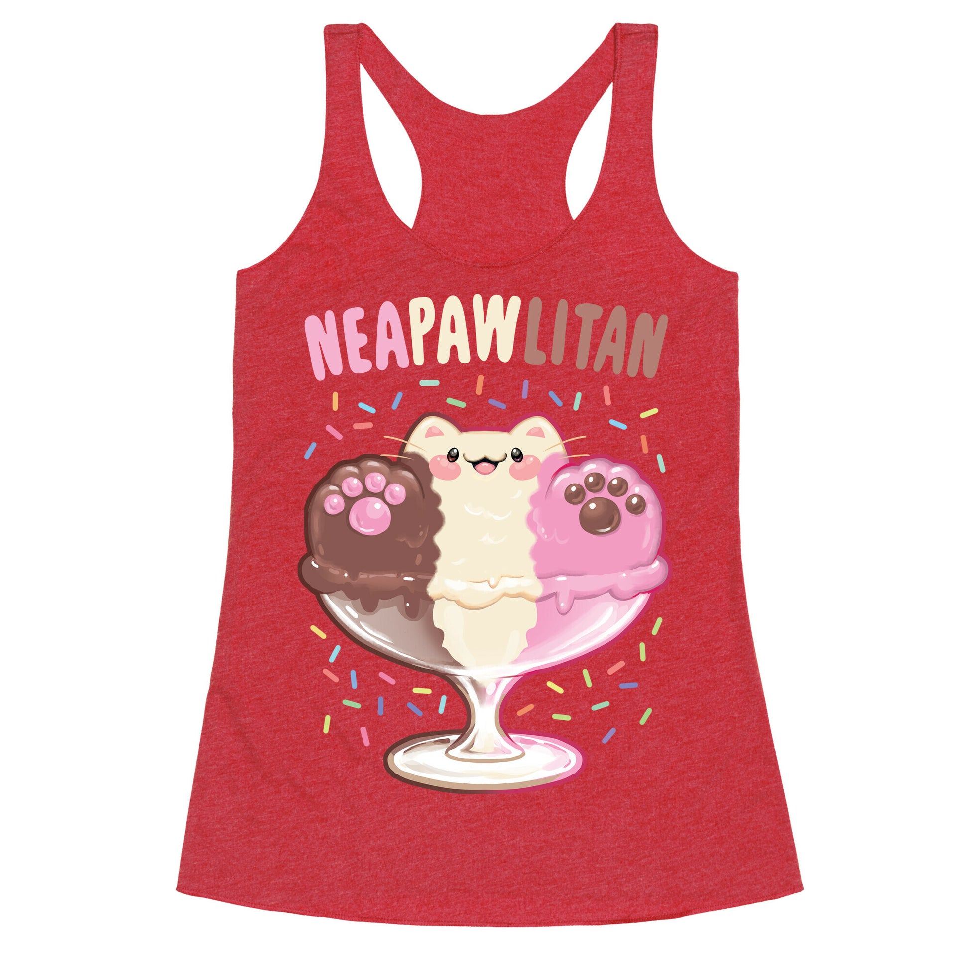 Neapawlitan ice cream Racerback Tank