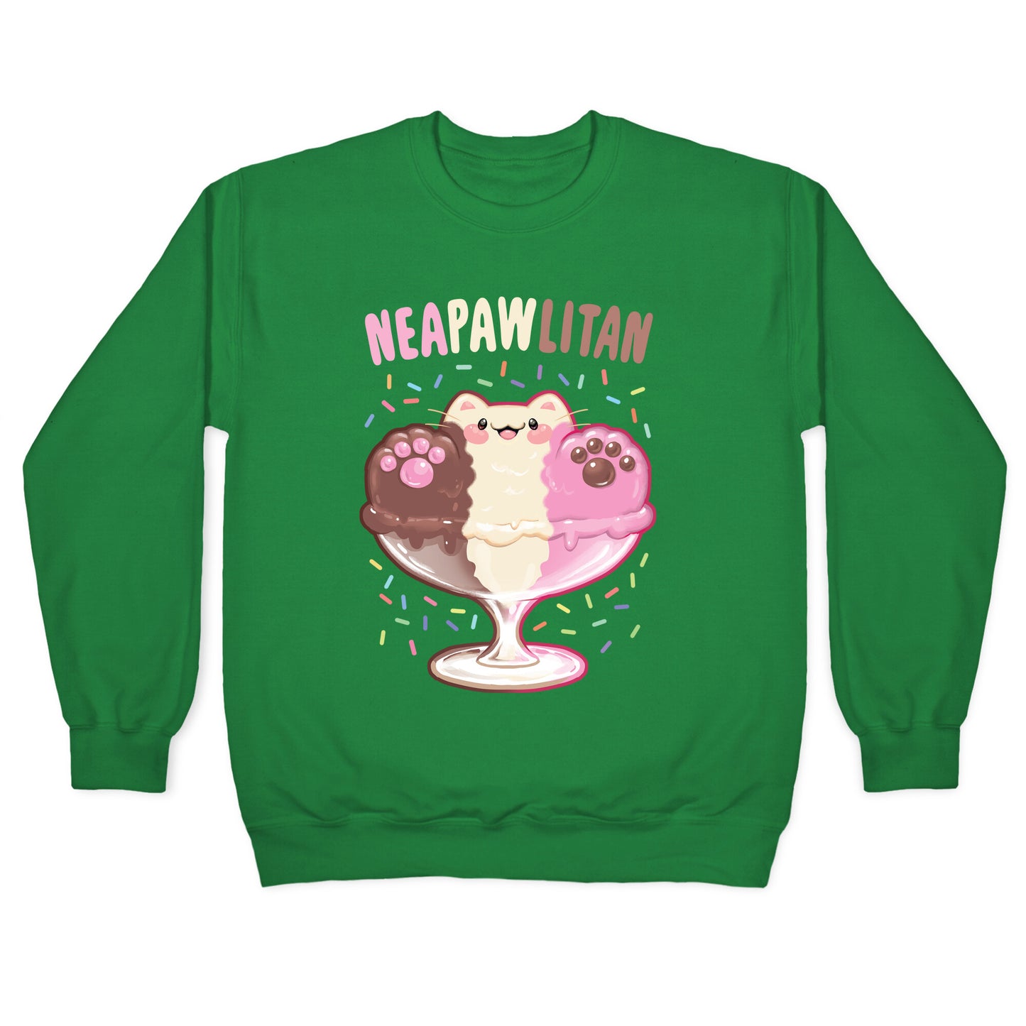 Neapawlitan ice cream Crewneck Sweatshirt