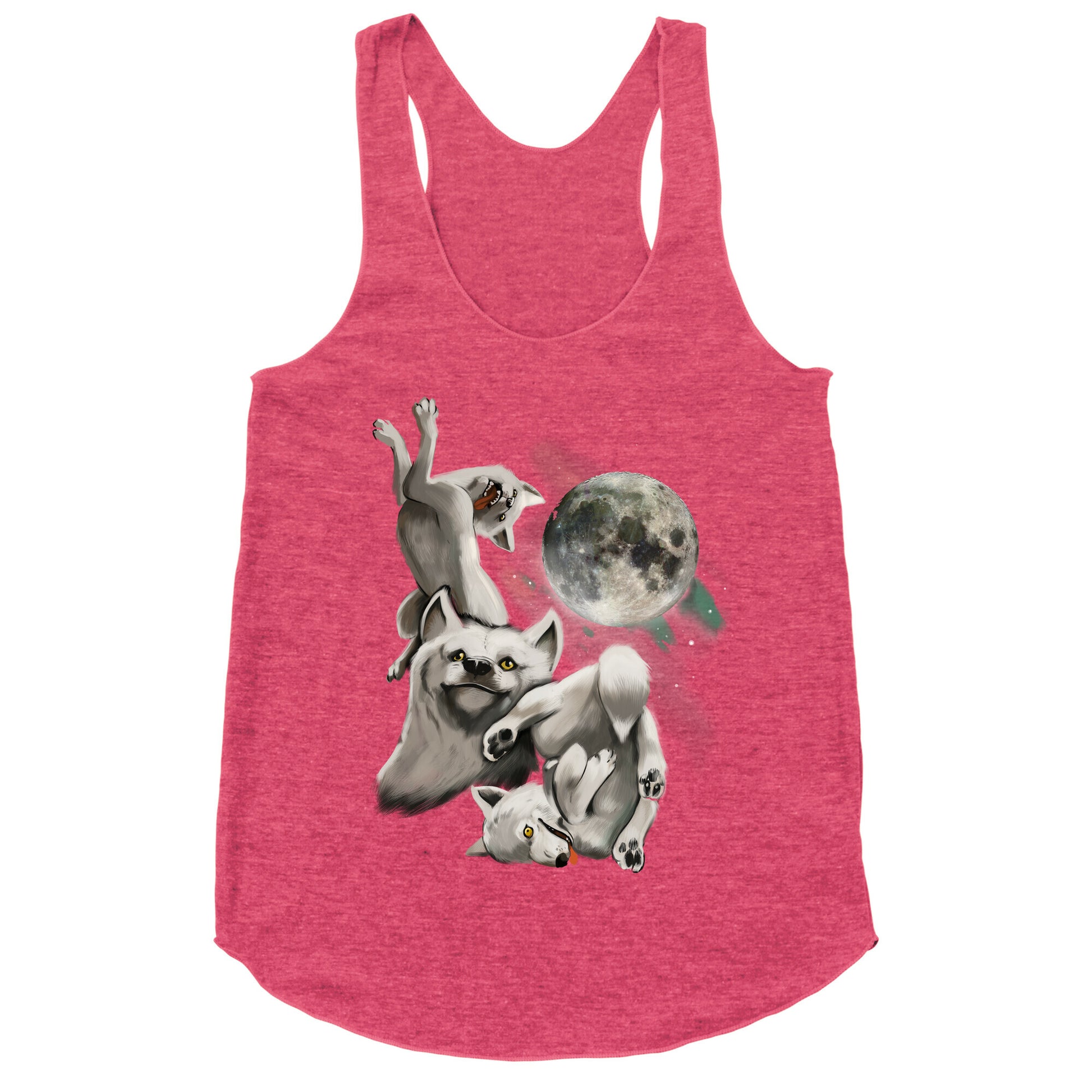 Three Wolf Moon Moon Racerback Tank