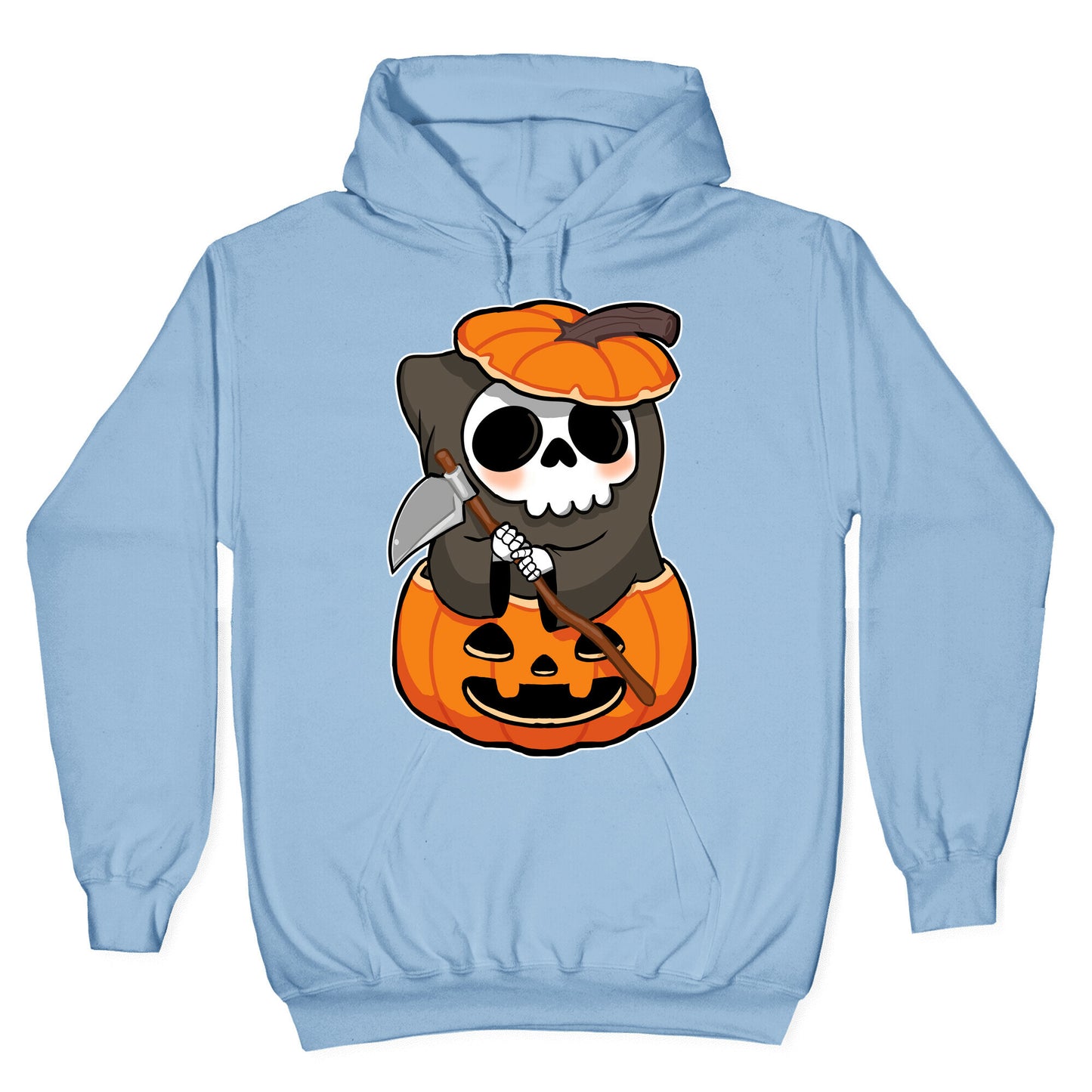 Cute Halloween Grim Reaper Hoodie