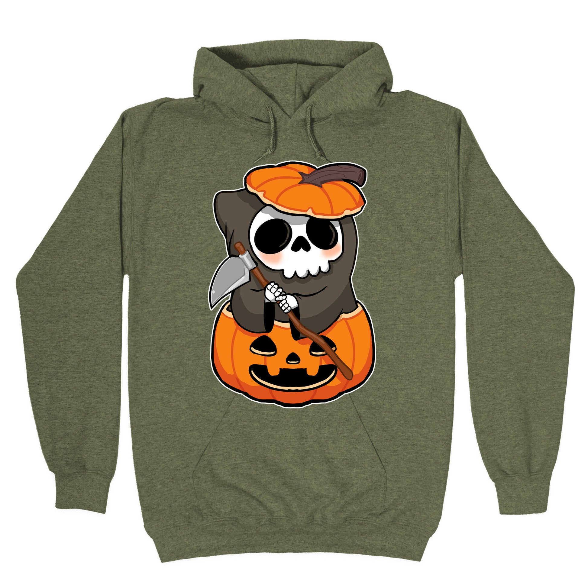 Cute Halloween Grim Reaper Hoodie