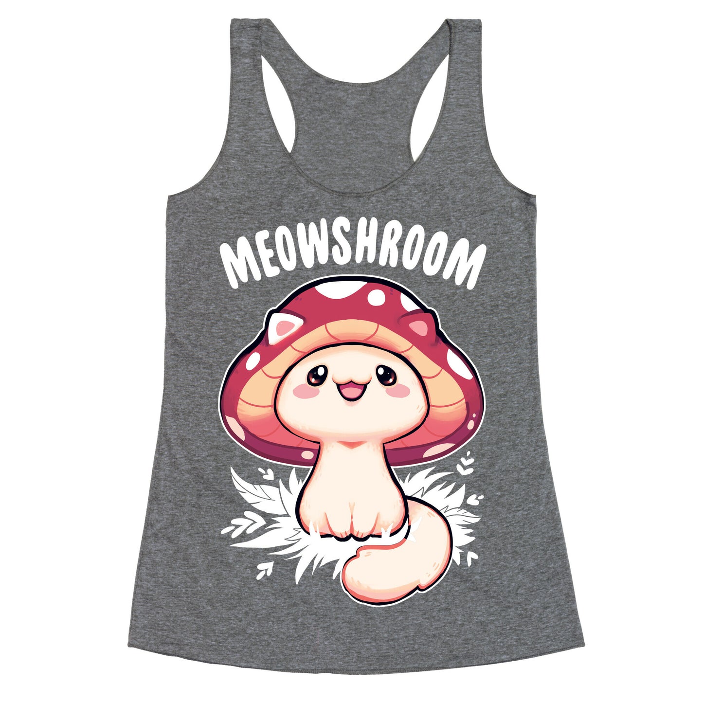 Meowshroom Racerback Tank