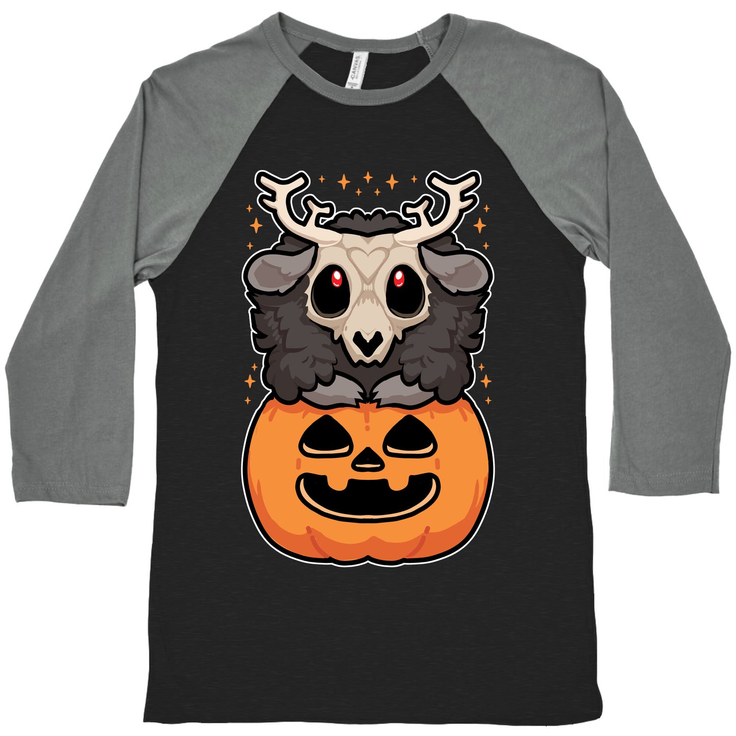 Cute Halloween Wendigo Baseball Tee