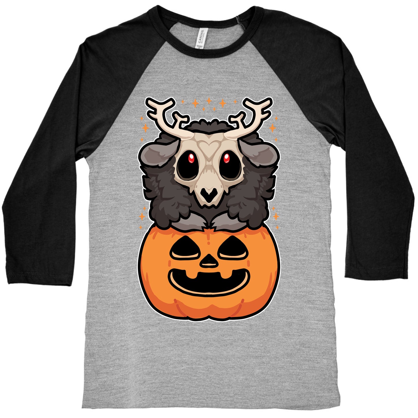 Cute Halloween Wendigo Baseball Tee