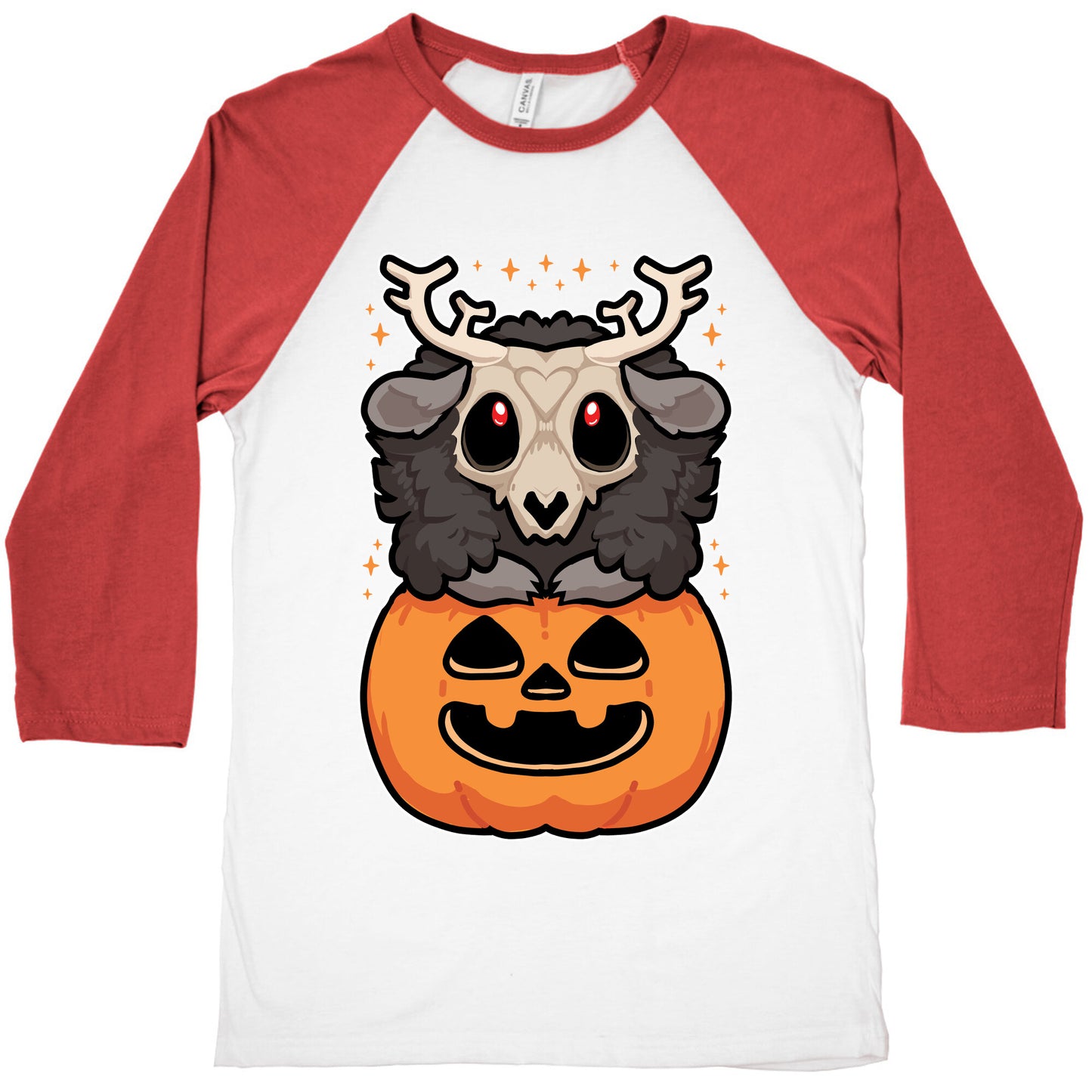 Cute Halloween Wendigo Baseball Tee
