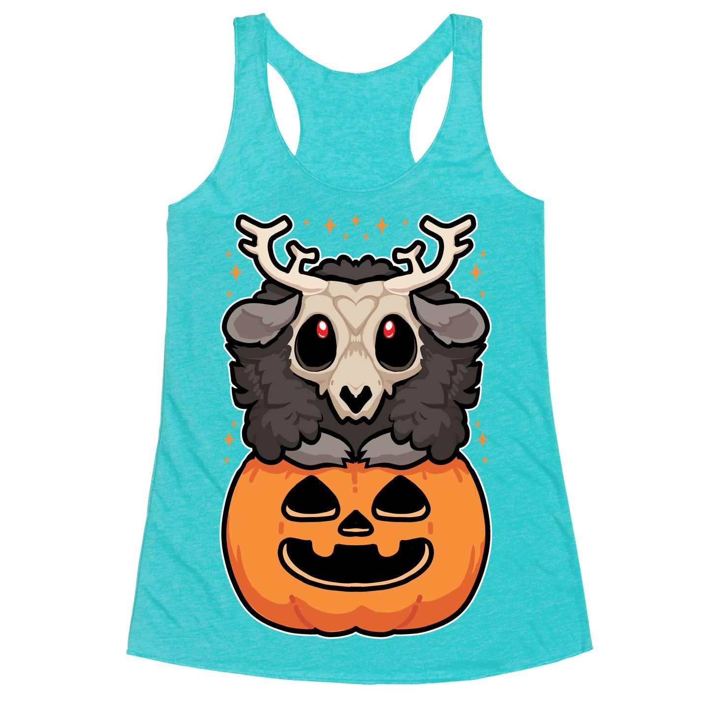Cute Halloween Wendigo Racerback Tank