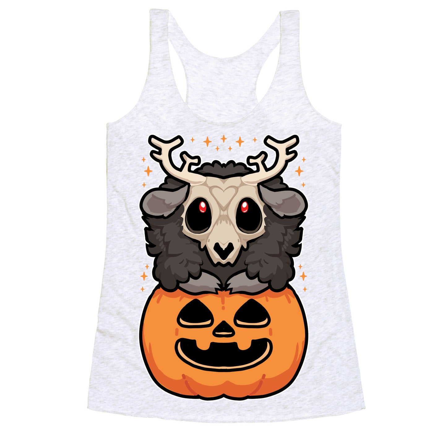 Cute Halloween Wendigo Racerback Tank