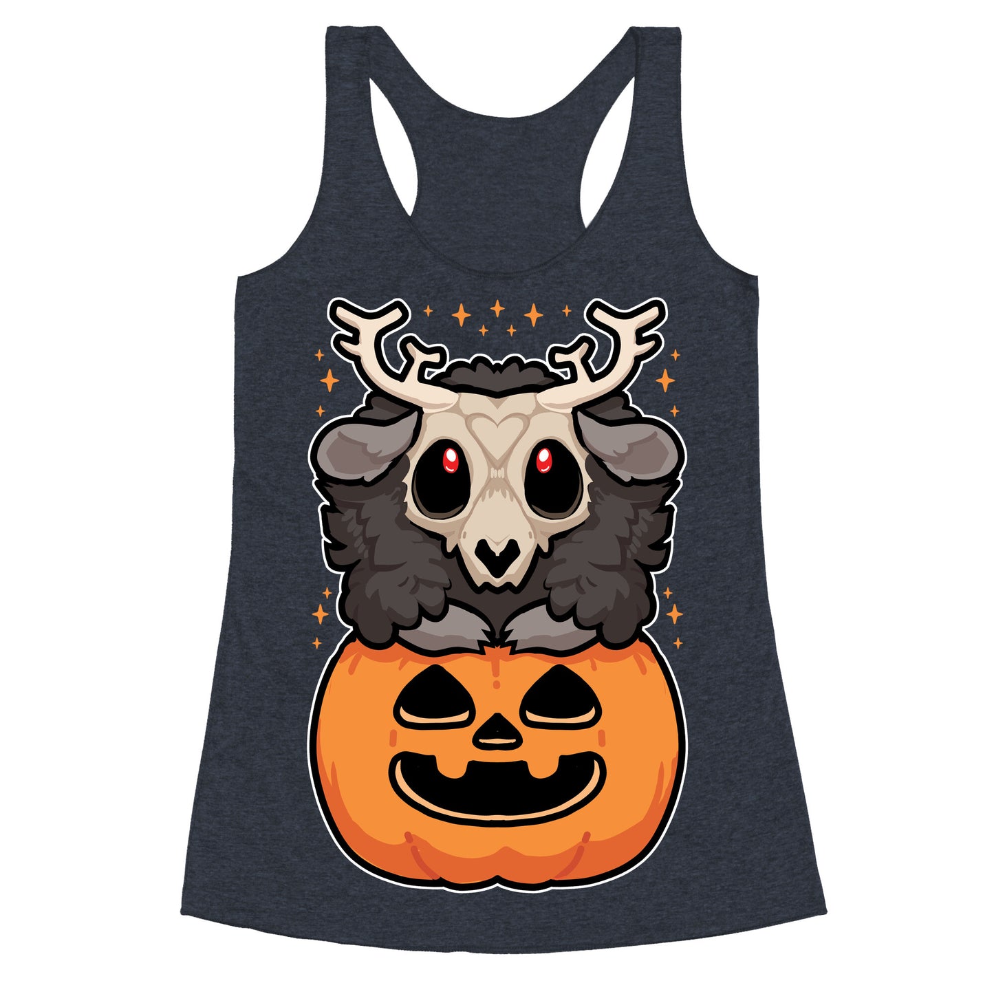 Cute Halloween Wendigo Racerback Tank